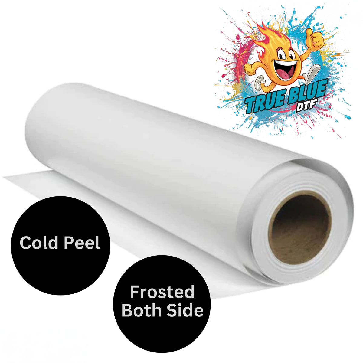 30cm x 100m DTF Pet Film, Double Sided Matte, Cold Peel